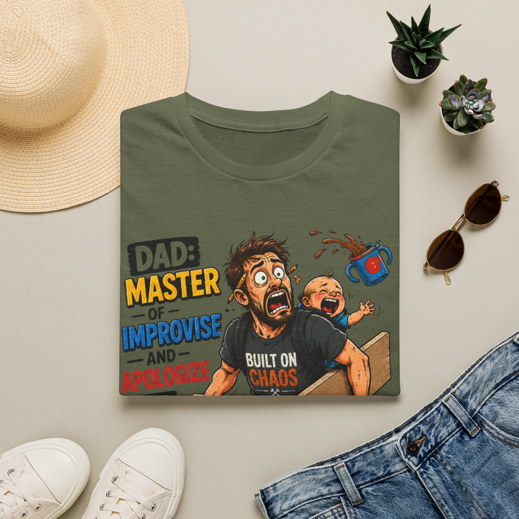 DAD-Master of Improvise and Apologize Later. T-Shirt