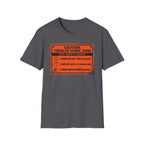 CAUTION Toddler Work Zone T-Shirt
