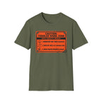 CAUTION Toddler Work Zone T-Shirt