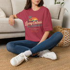 Living Outside Until Furter Notice. The Kids Are Unsupervised. The Weeds Are Not. T-Shirt