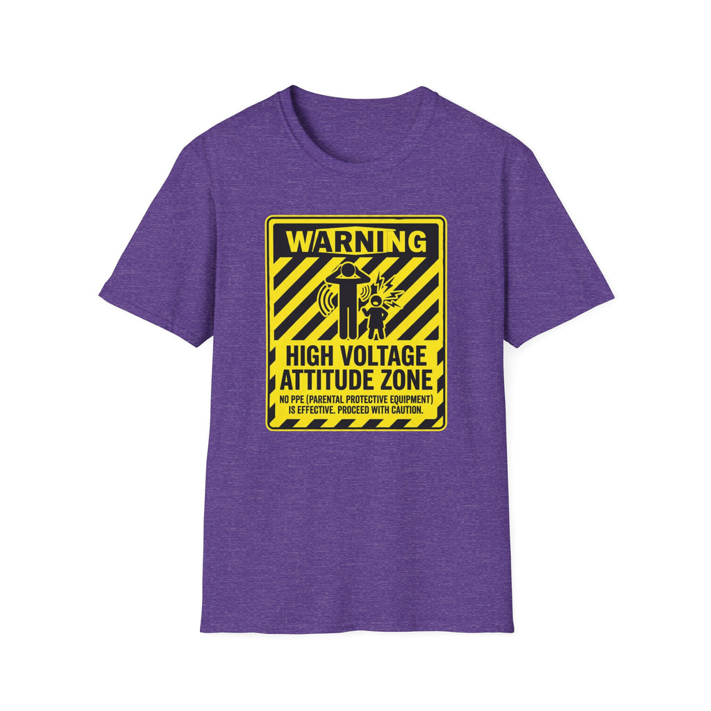 Warning - High Voltage Attitude Zone T-Shirt