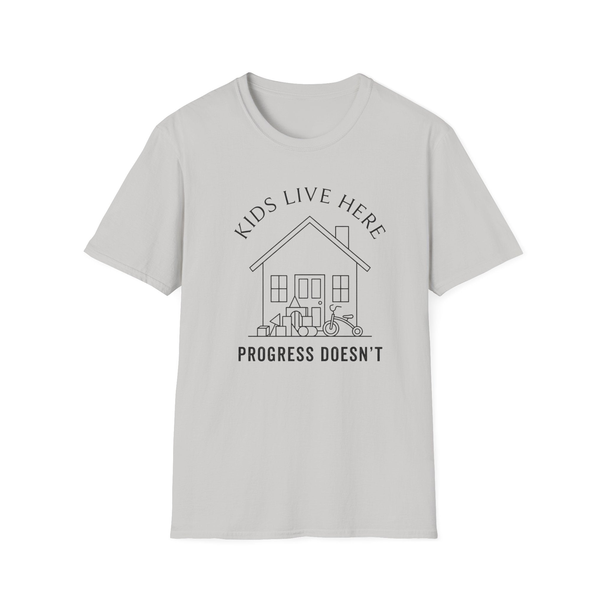 Kids Live Here - Progress Doesn't T-Shirt