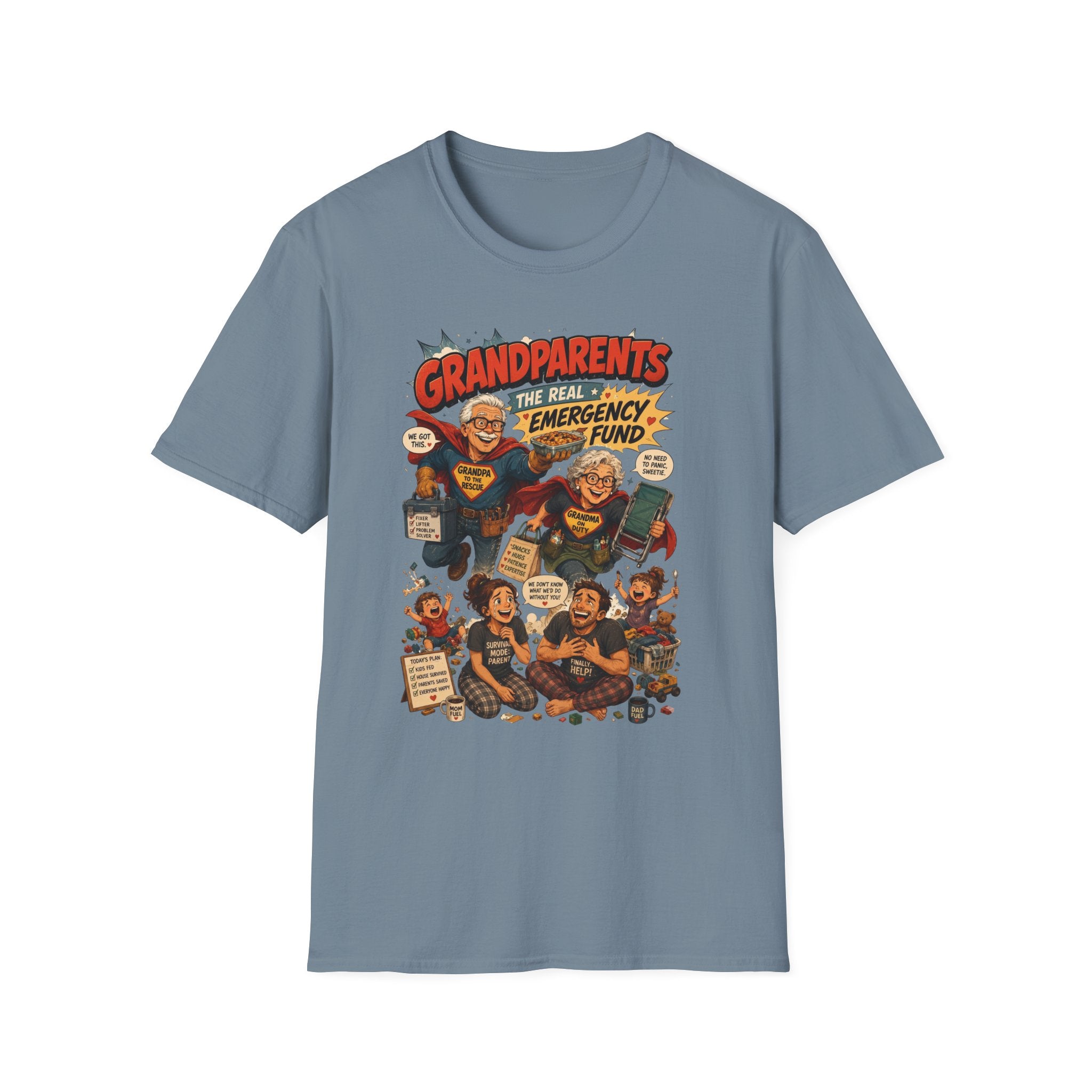GRANDPARENTS- The Real Emergency Fund. T-Shirt