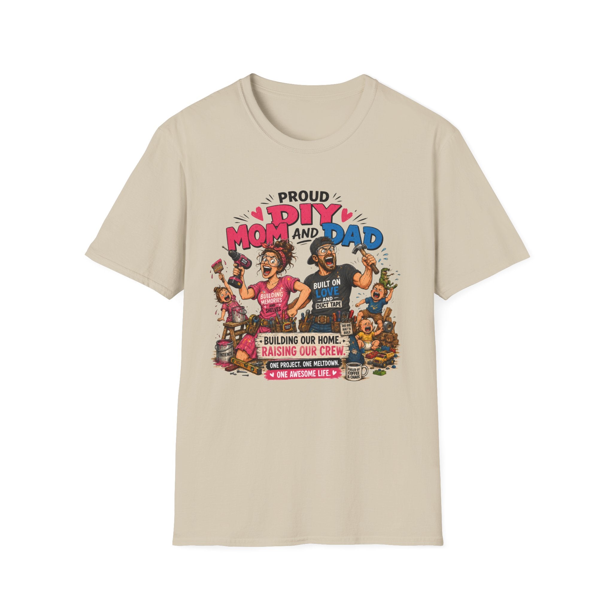 Proud DIY MOM And DAD. T-Shirt