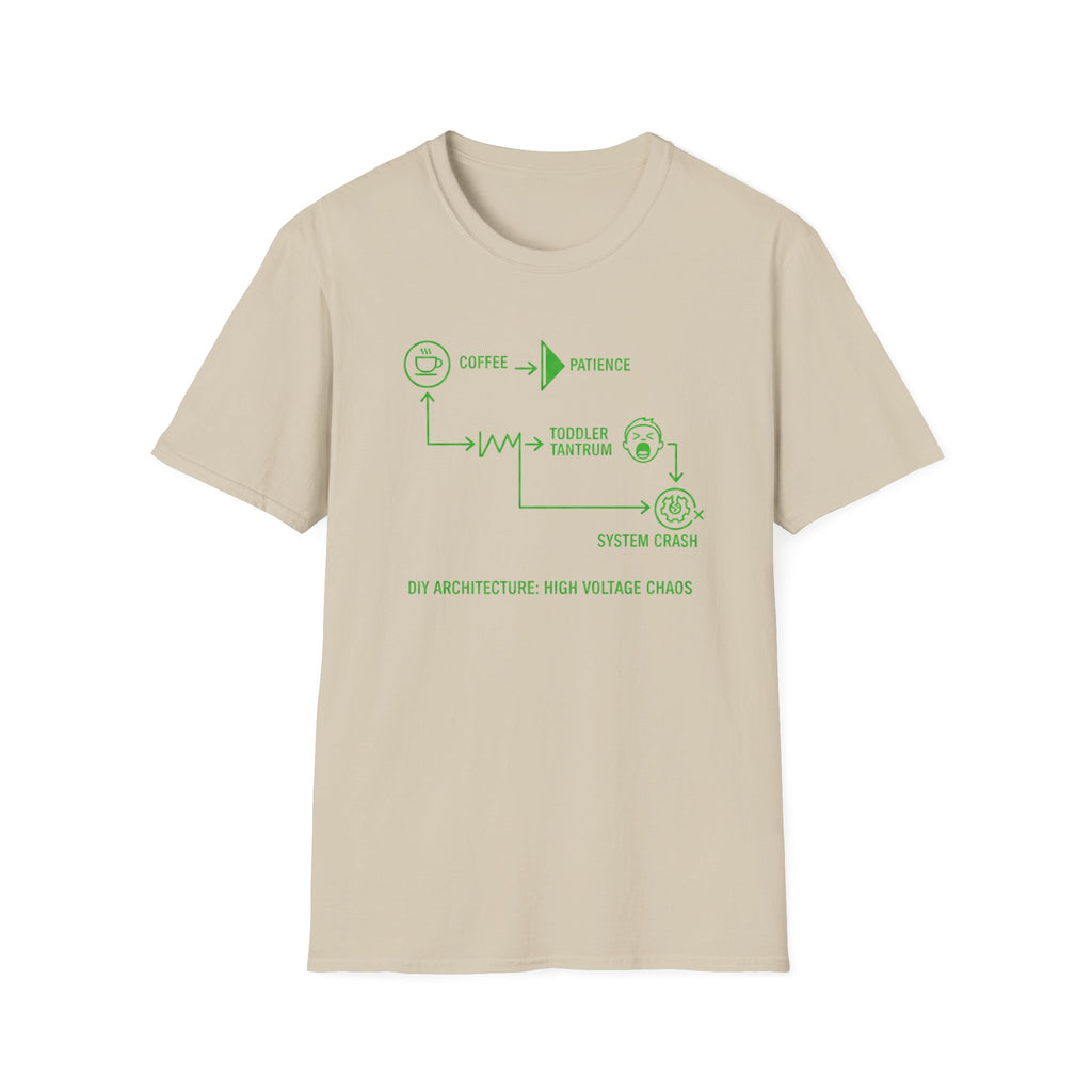 DIY ARCHITECTURE_ HIGH VOLTAGE CHAOS T-Shirt