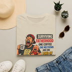 Surviving Fatherhood One Coffee, One Meltdown and One Load of Laundry at a Time. T-Shirt