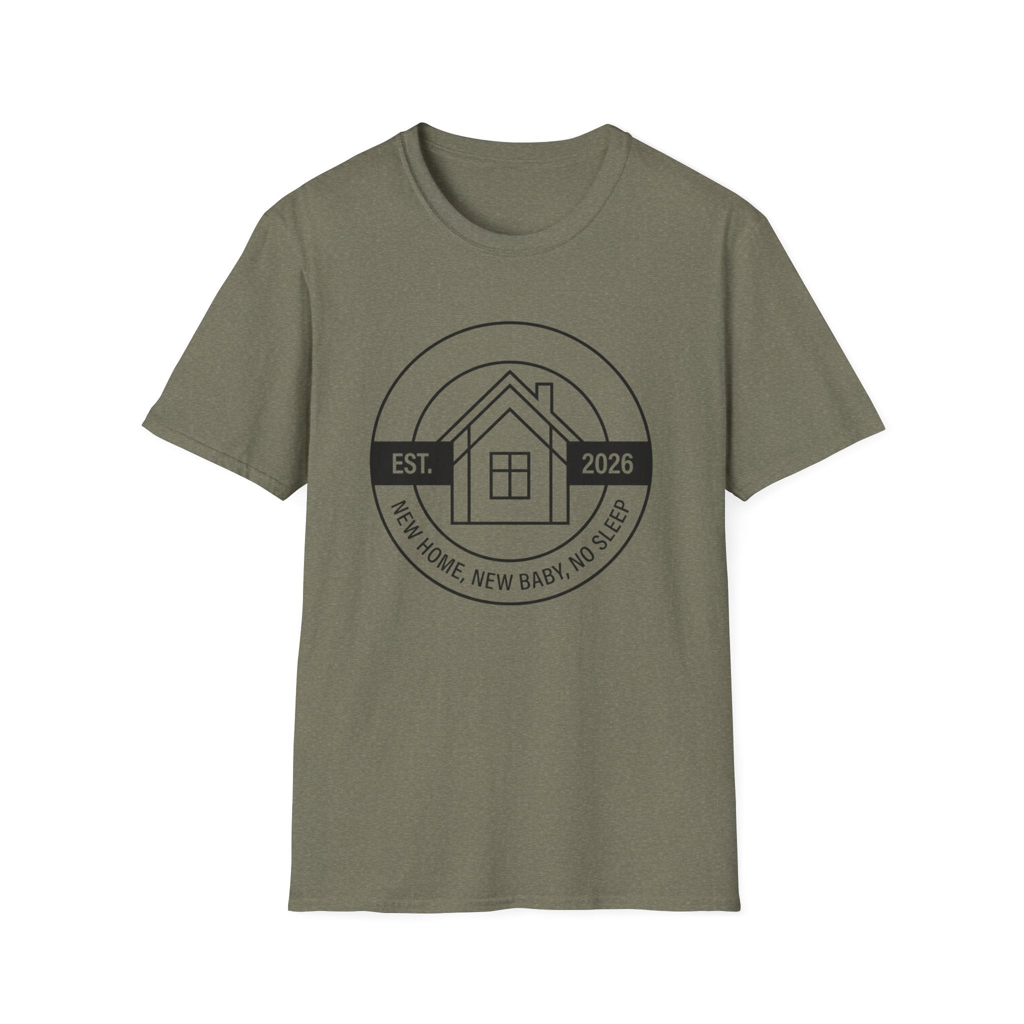 New Home. New Baby. No Sleep. Est. 2026 T-Shirt