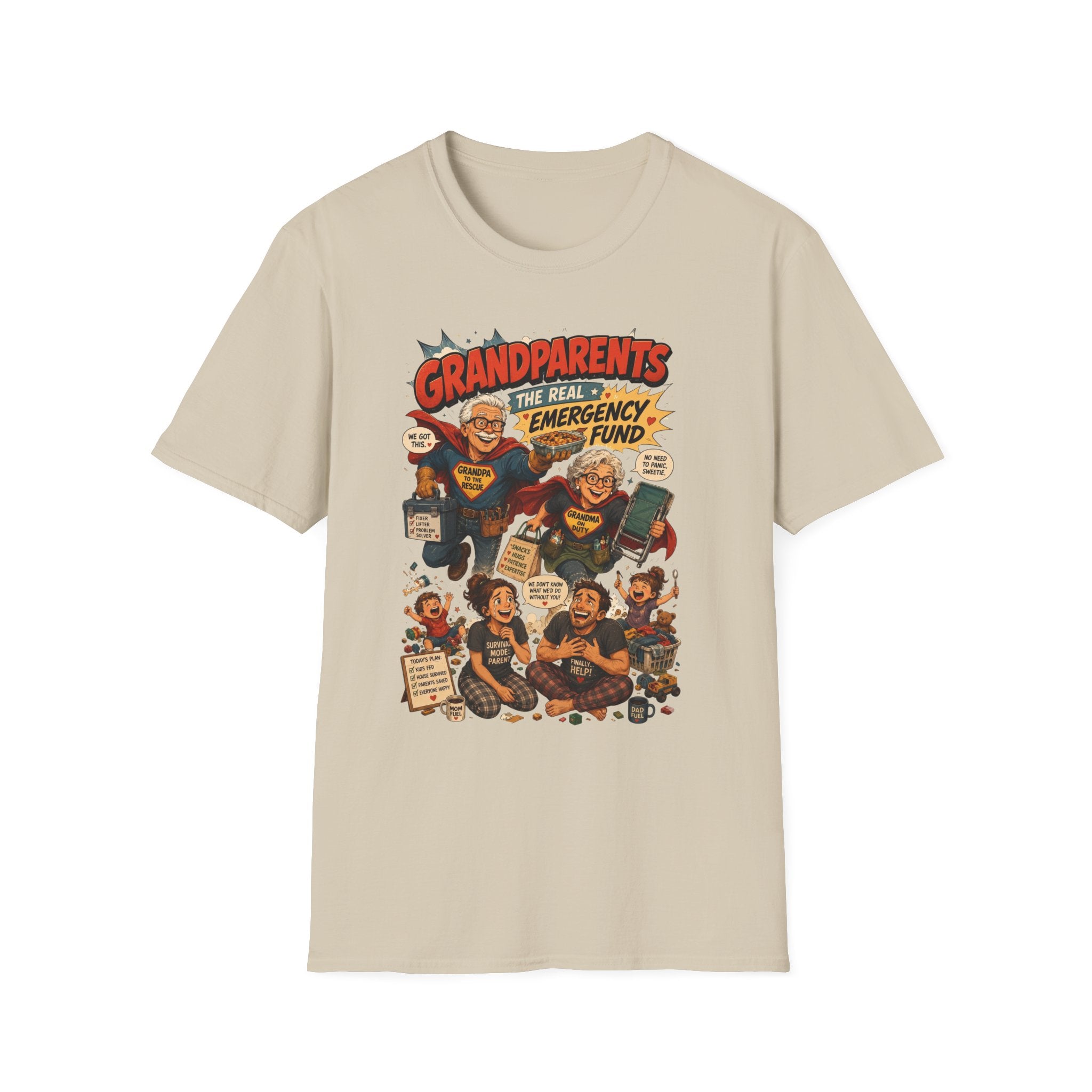 GRANDPARENTS- The Real Emergency Fund. T-Shirt