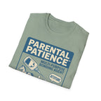 Parental Patience. Does Not Bond with Sas Or Eye-Rolls T-Shirt