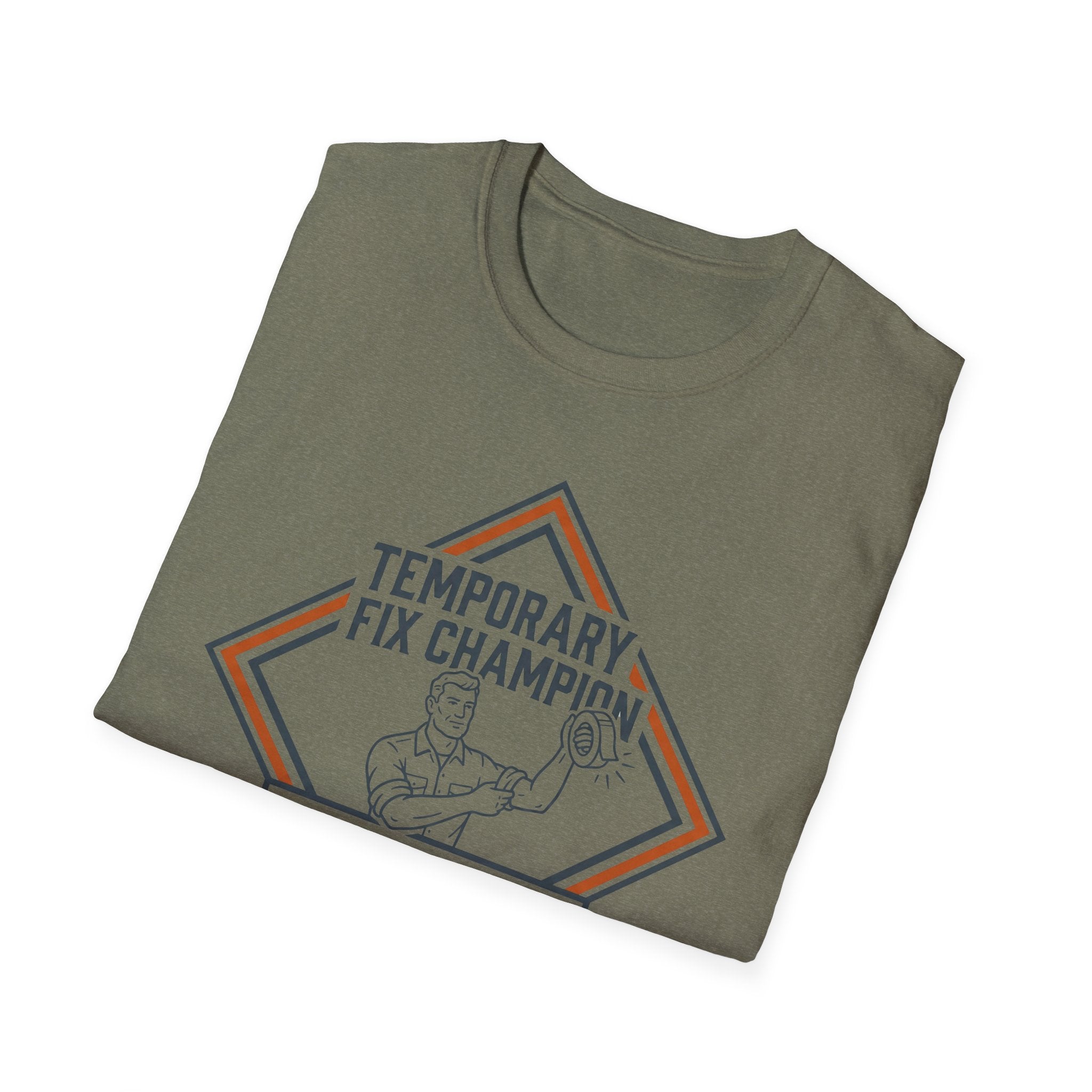 Temporary Fix Champion - Family Owned T-Shirt