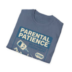 Parental Patience. Does Not Bond with Sas Or Eye-Rolls T-Shirt