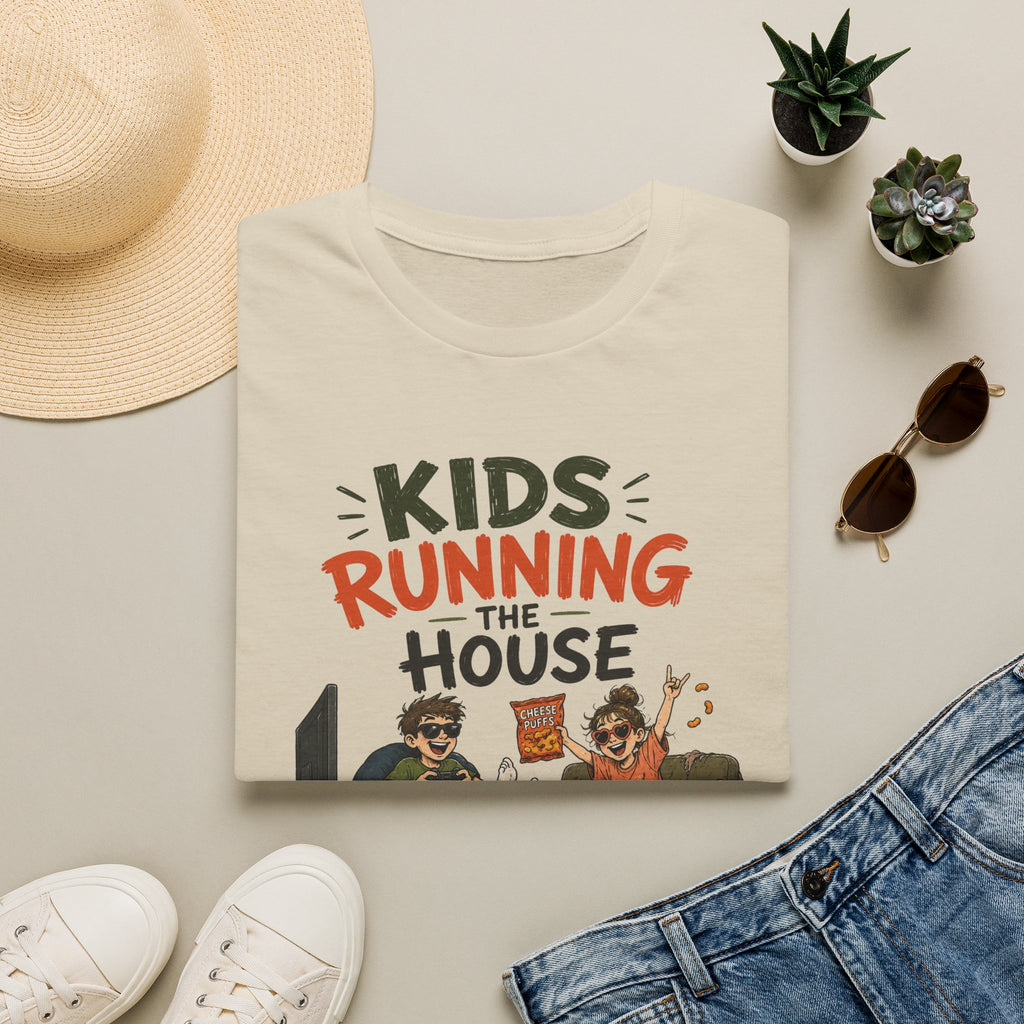 Kids Running the House. Parents Gone Outside. T-Shirt