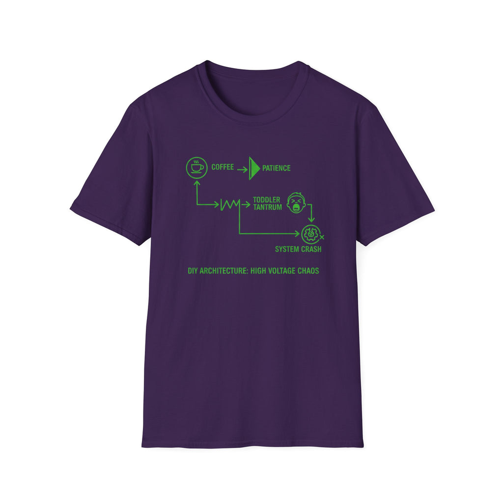 DIY ARCHITECTURE_ HIGH VOLTAGE CHAOS T-Shirt