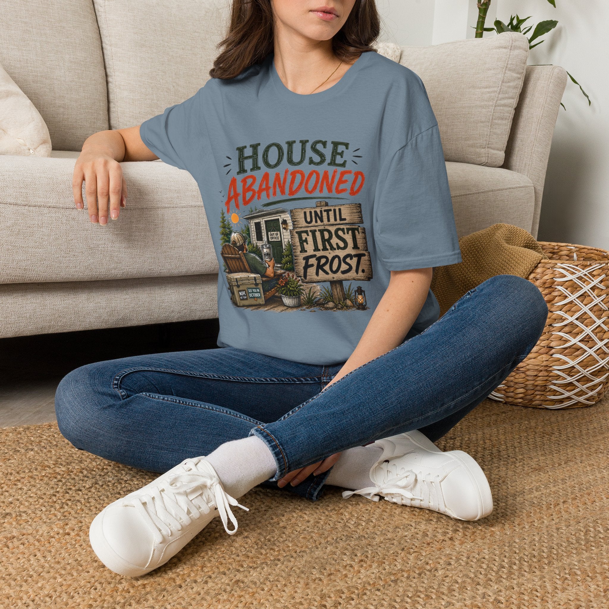 House Abandoned Until First Frost. T-Shirt
