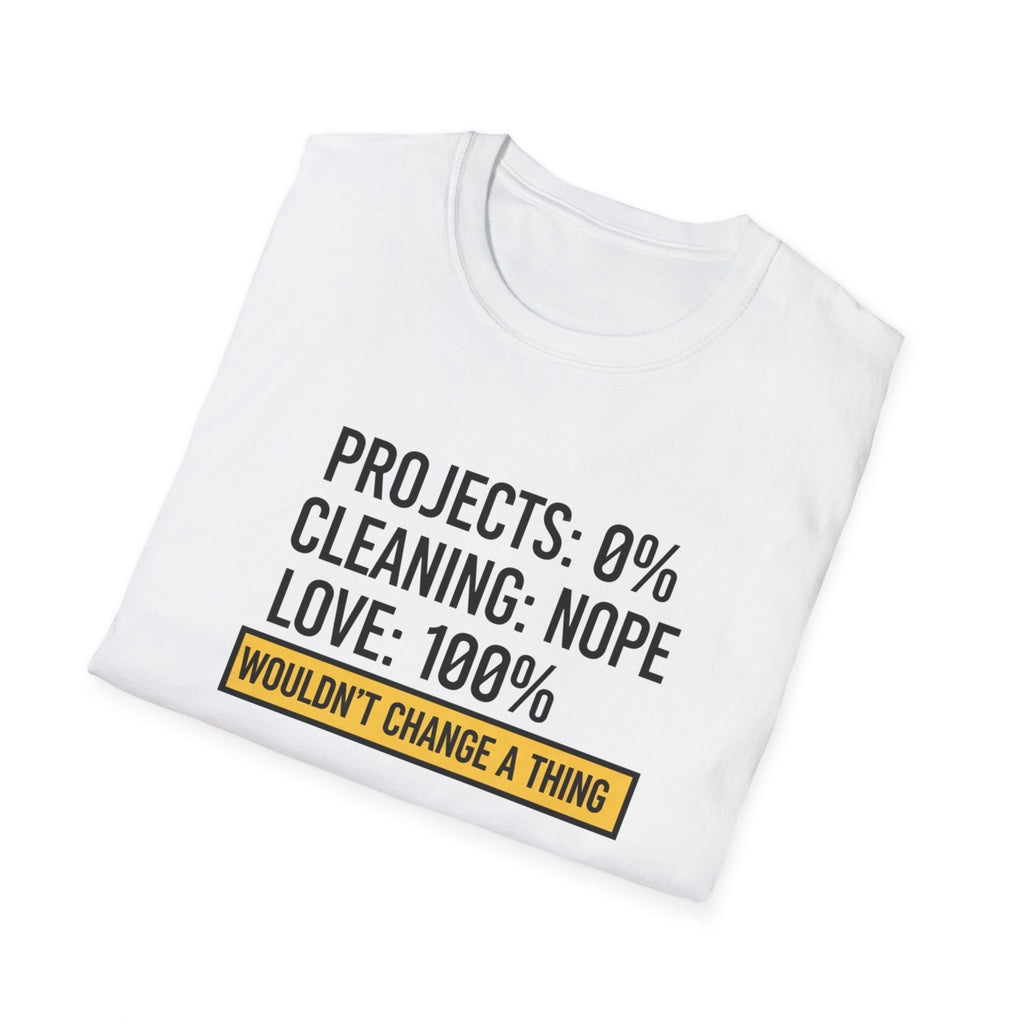 Project 0% Cleaning_NOPE Love_ 100% T-Shirt