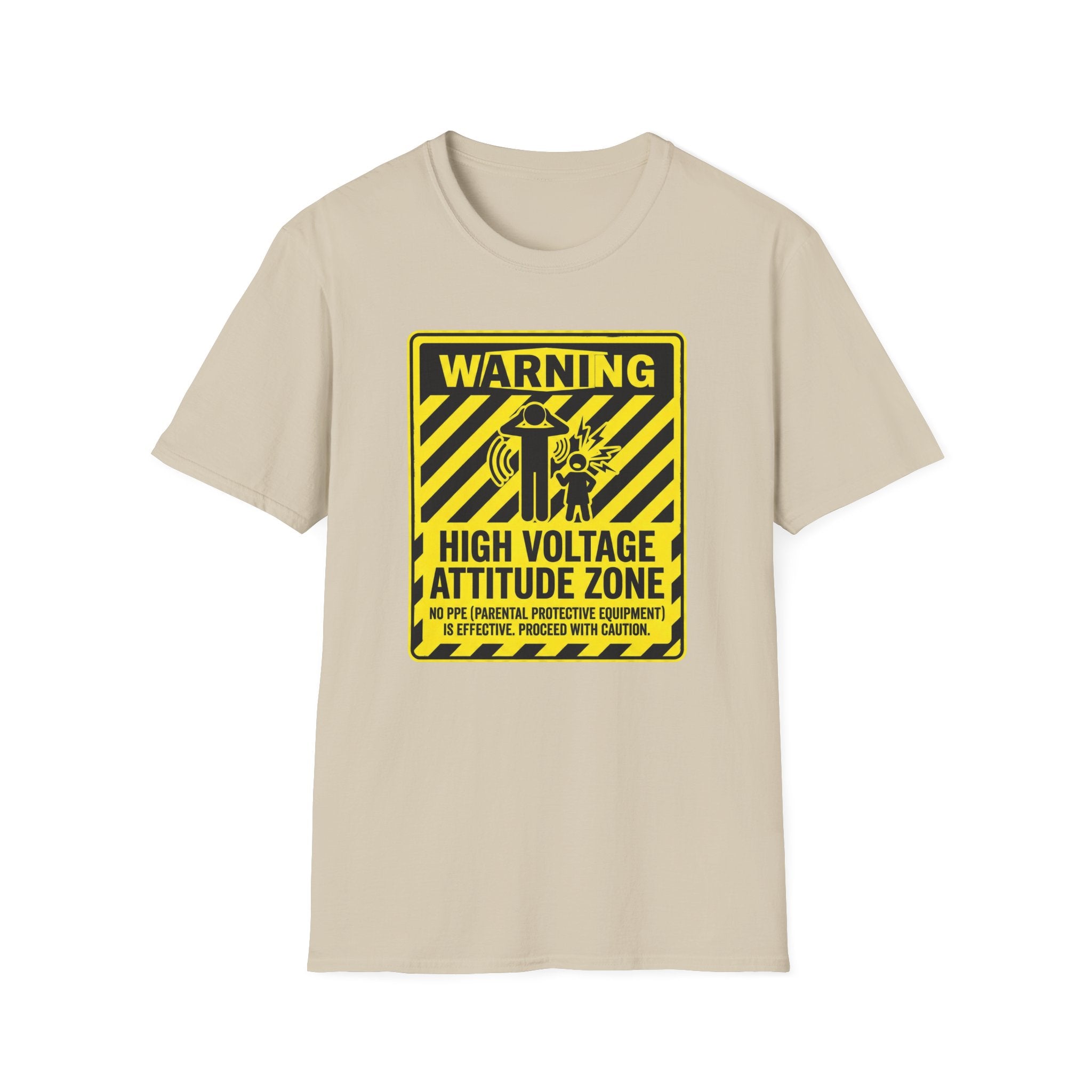 Warning - High Voltage Attitude Zone T-Shirt