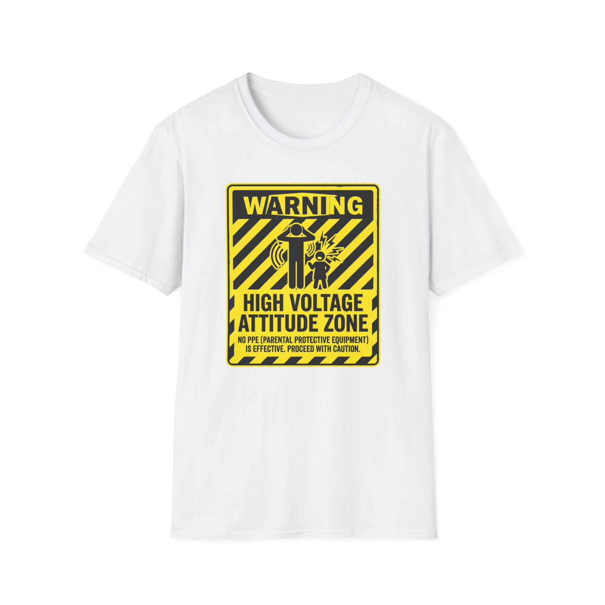 Warning - High Voltage Attitude Zone T-Shirt