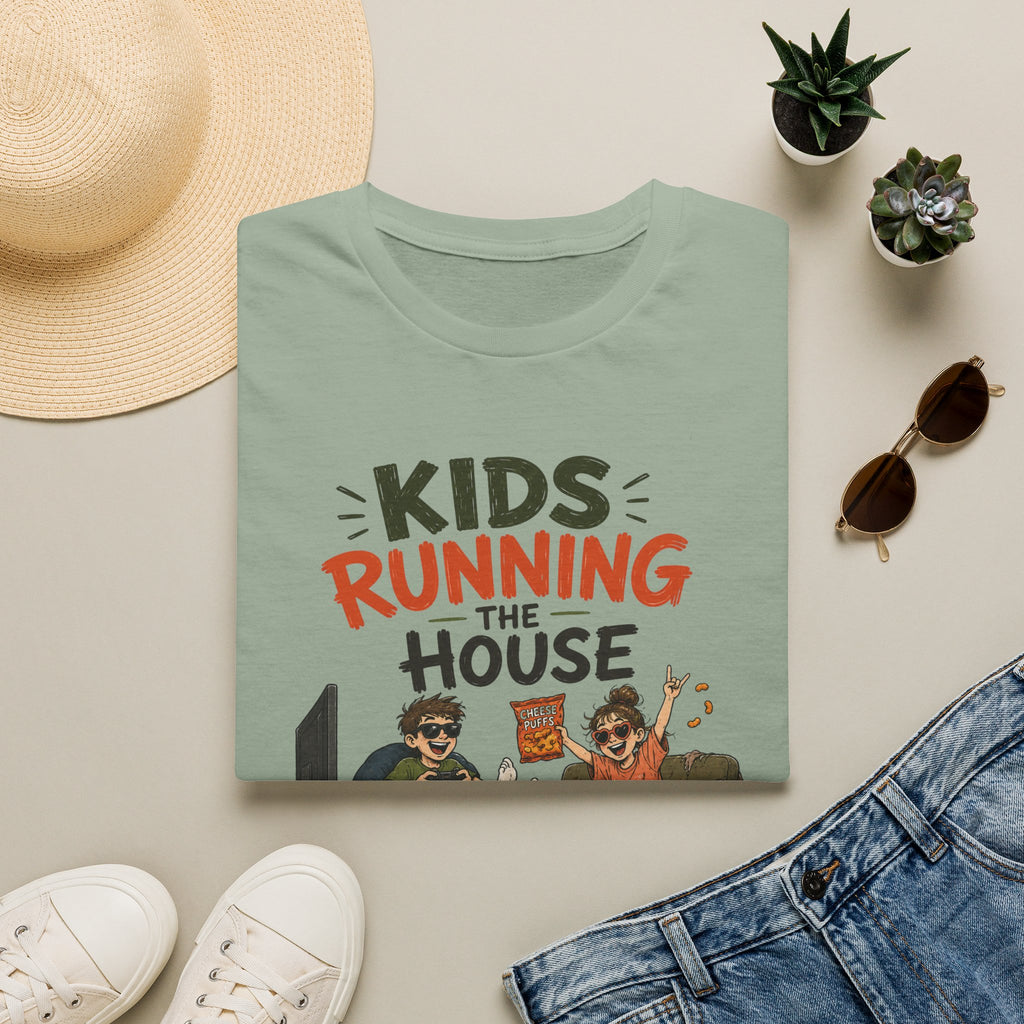 Kids Running the House. Parents Gone Outside. T-Shirt