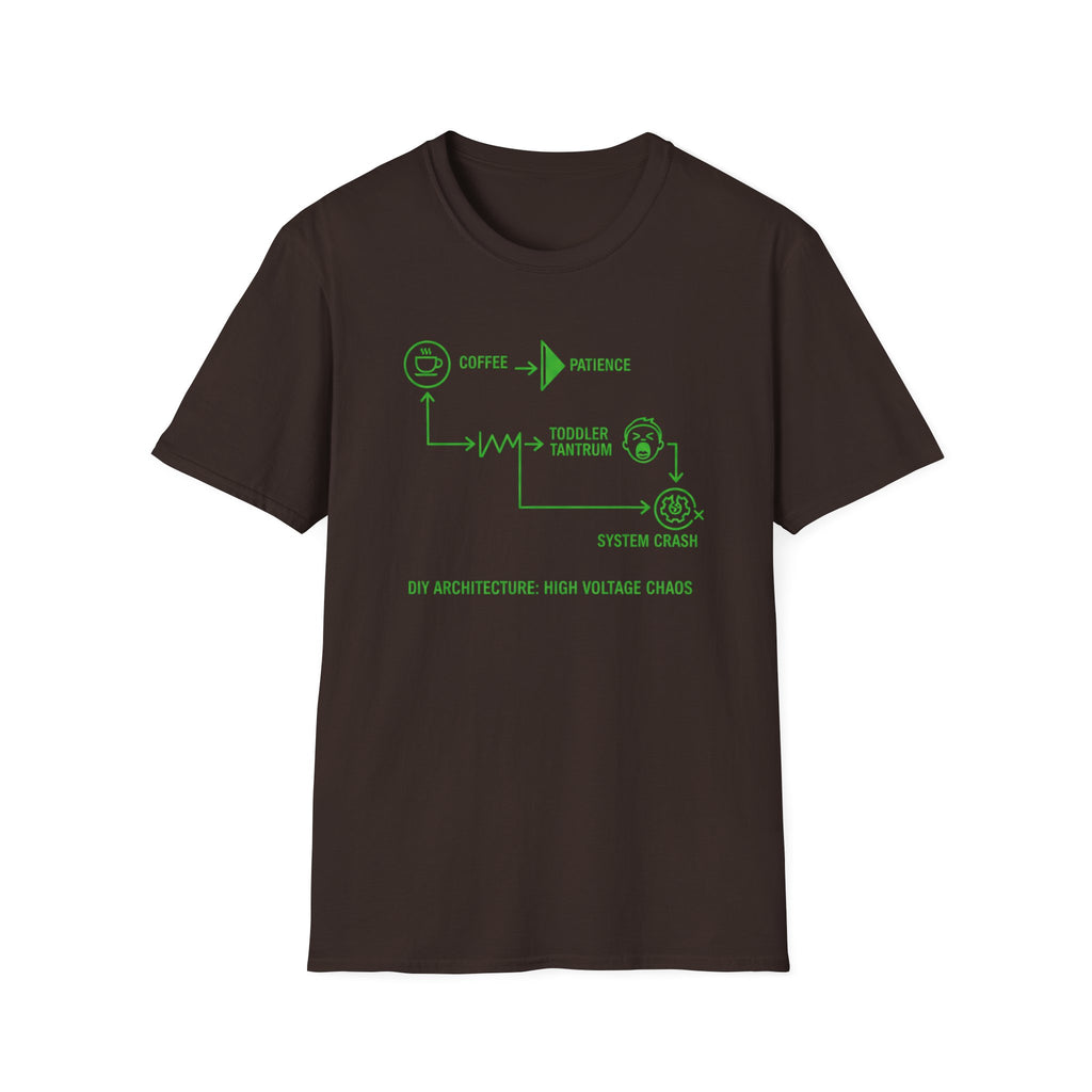 DIY ARCHITECTURE_ HIGH VOLTAGE CHAOS T-Shirt
