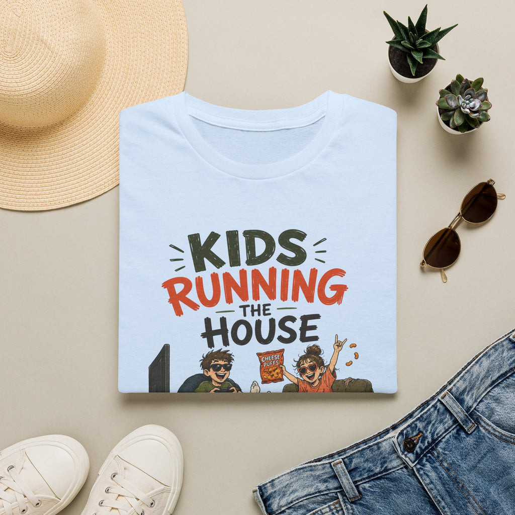 Kids Running the House. Parents Gone Outside. T-Shirt