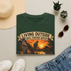 Living Outside Until Furter Notice. T-Shirt