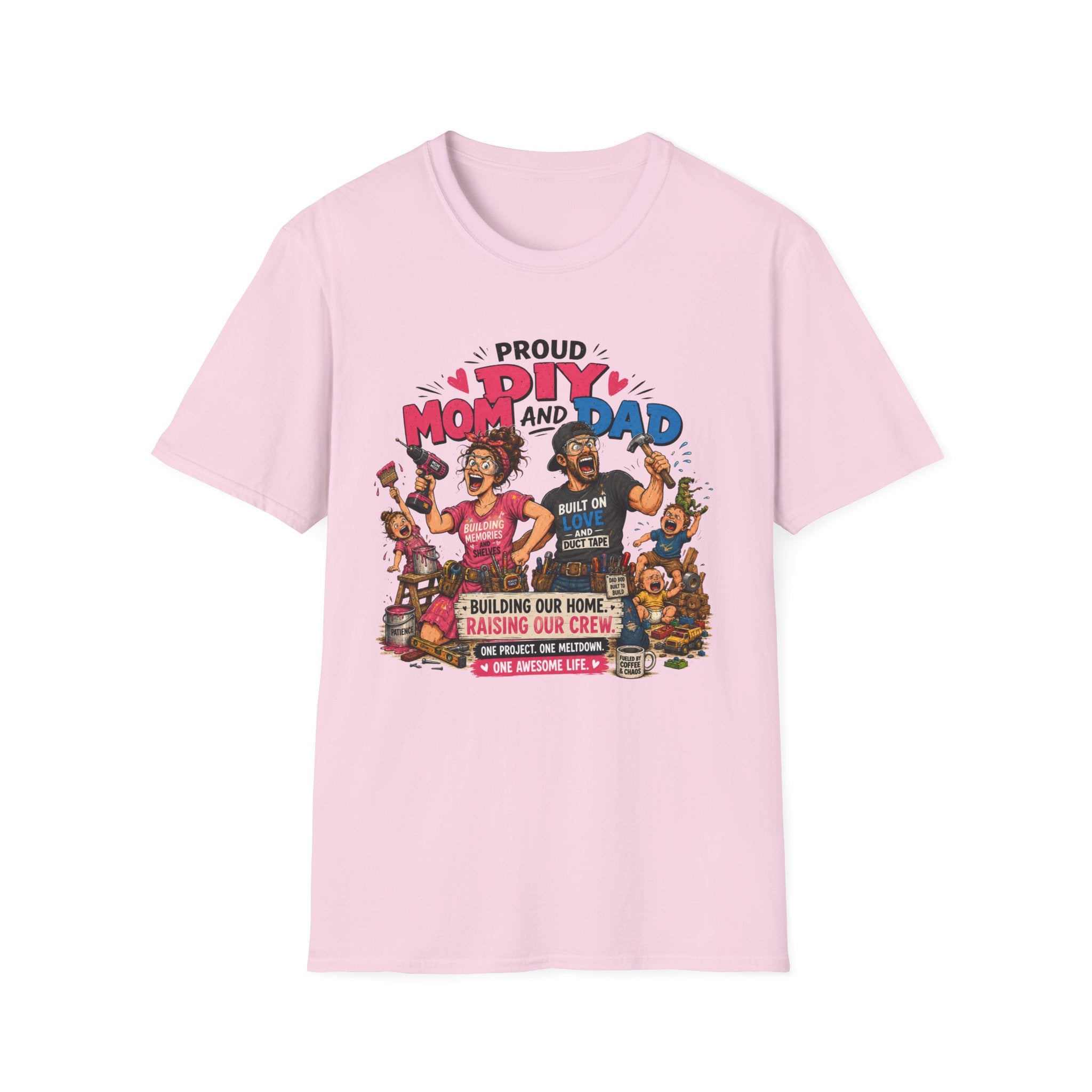 Proud DIY MOM And DAD. T-Shirt