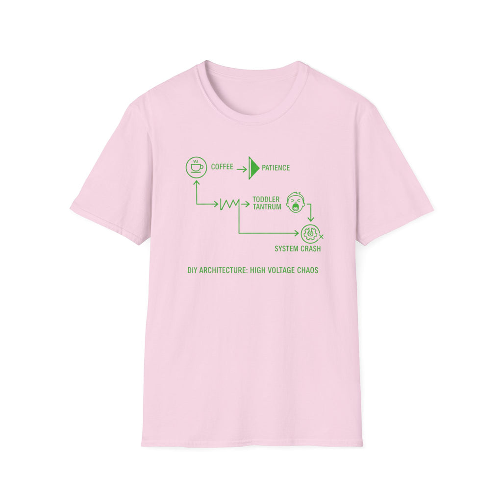 DIY ARCHITECTURE_ HIGH VOLTAGE CHAOS T-Shirt