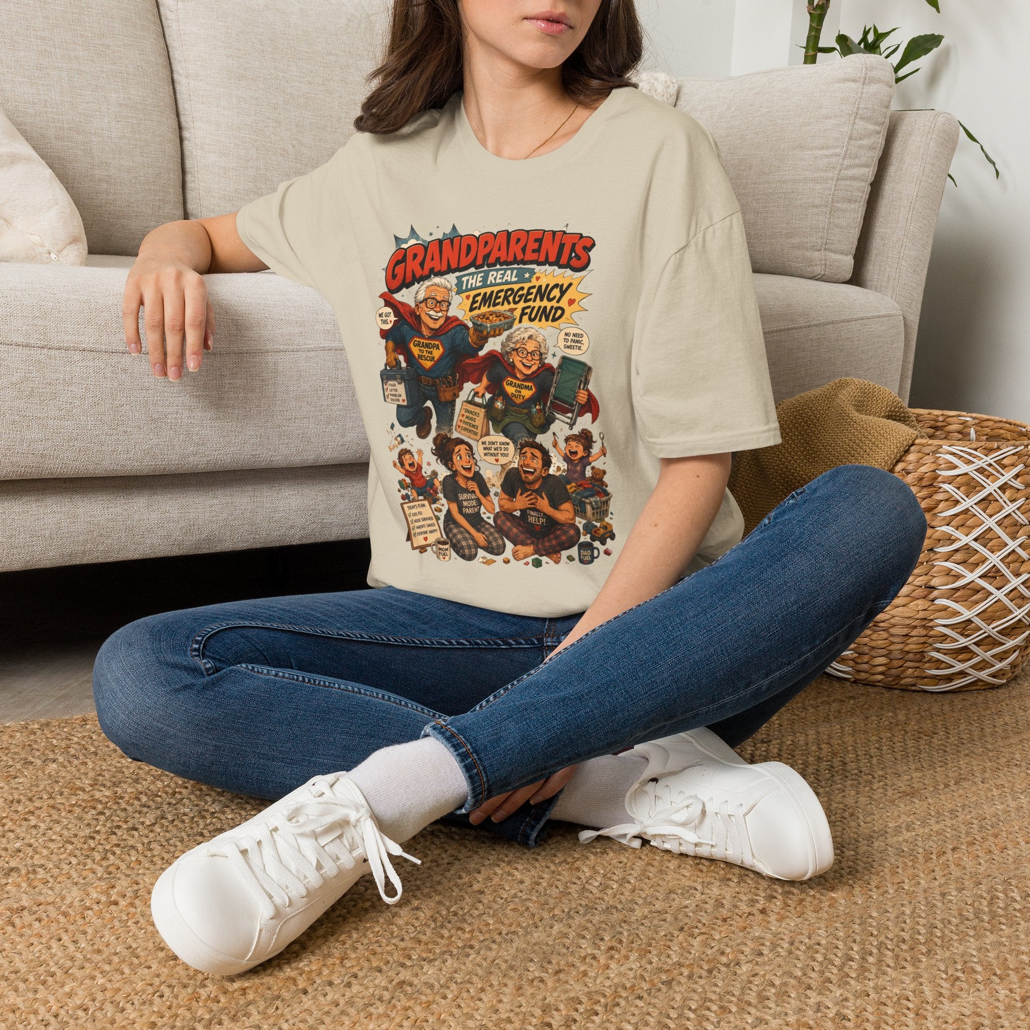 GRANDPARENTS- The Real Emergency Fund. T-Shirt
