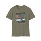 She Watched 2 TikToks. Now She's Rebuilding the Bathroom. T-Shirt
