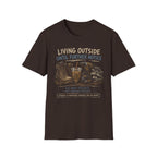 Living Outside Until Furter Notice. Too Many Projects, Not Enough Daylight. Dinner Is Whatever Survives The Air Fryer. T-Shirt