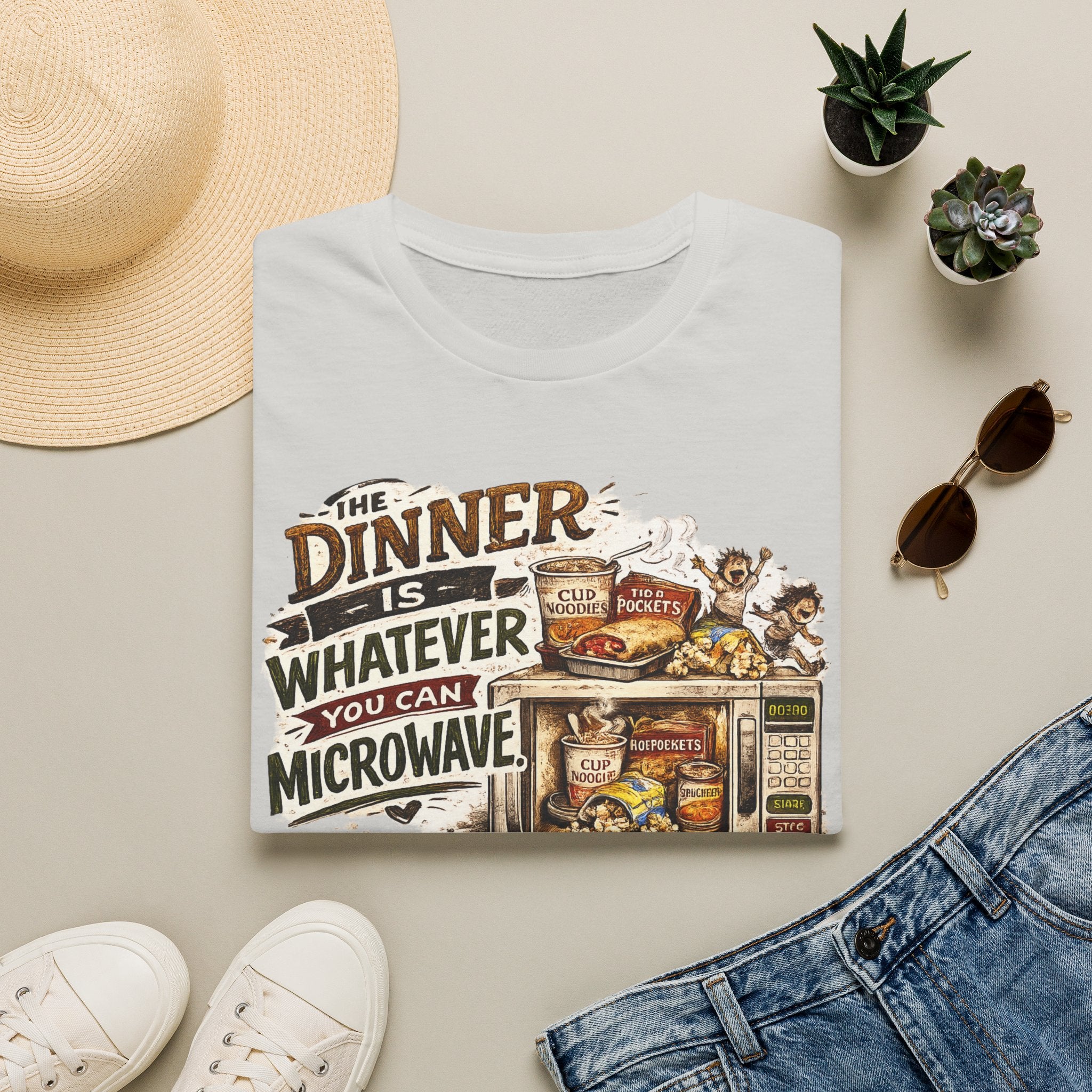 The Dinner Is Whatever You Can Microwave. T-Shirt