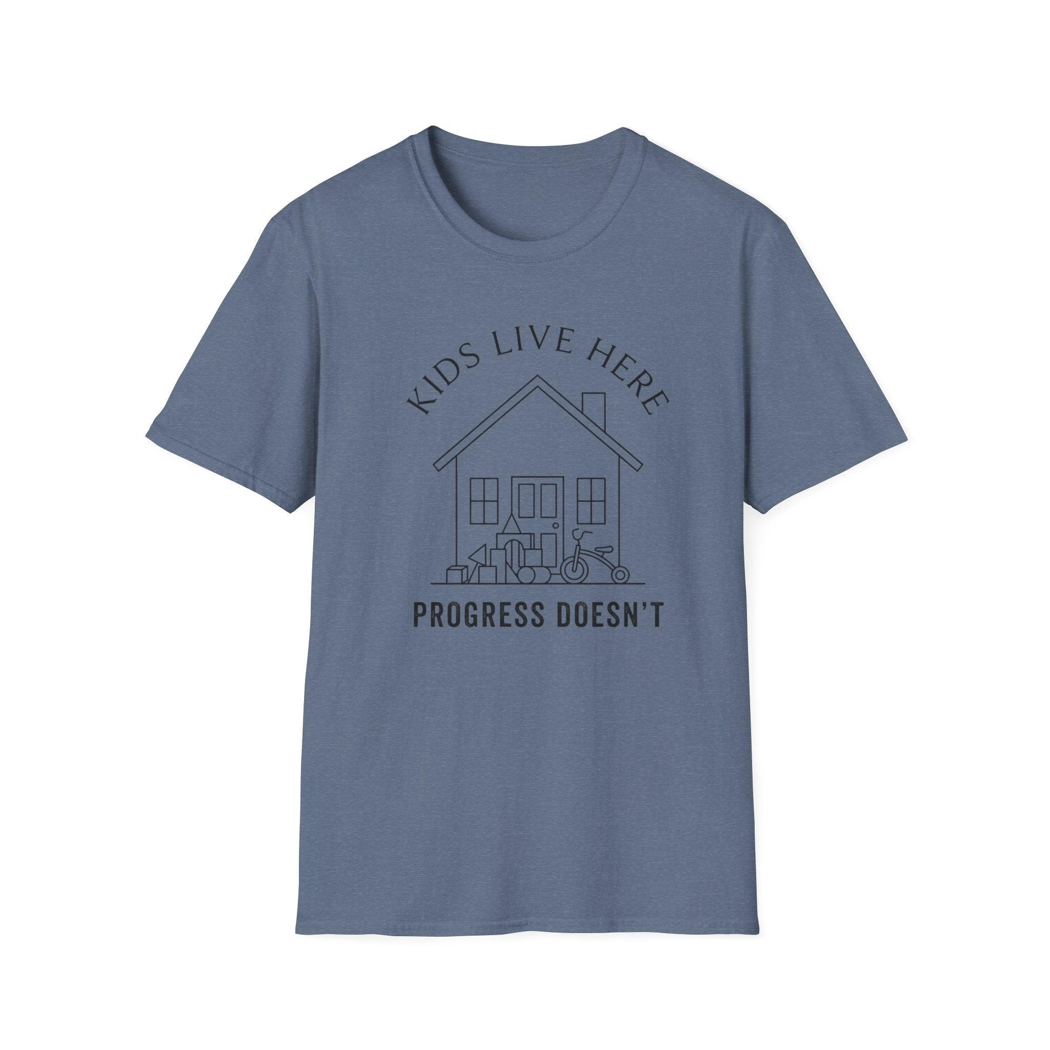 Kids Live Here - Progress Doesn't T-Shirt