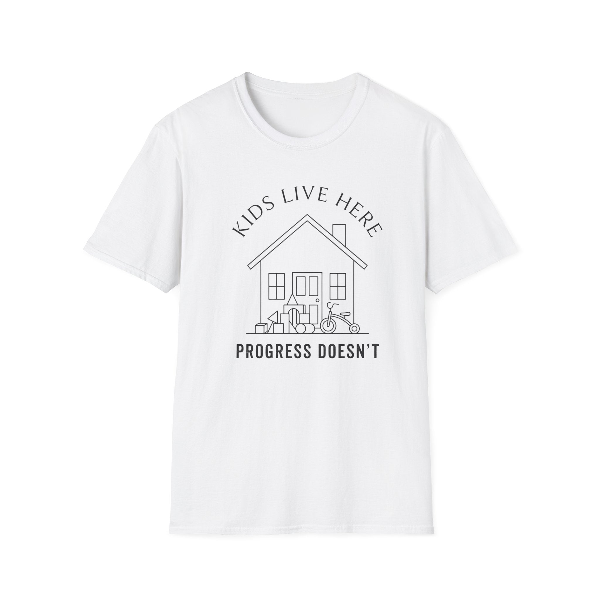 Kids Live Here - Progress Doesn't T-Shirt