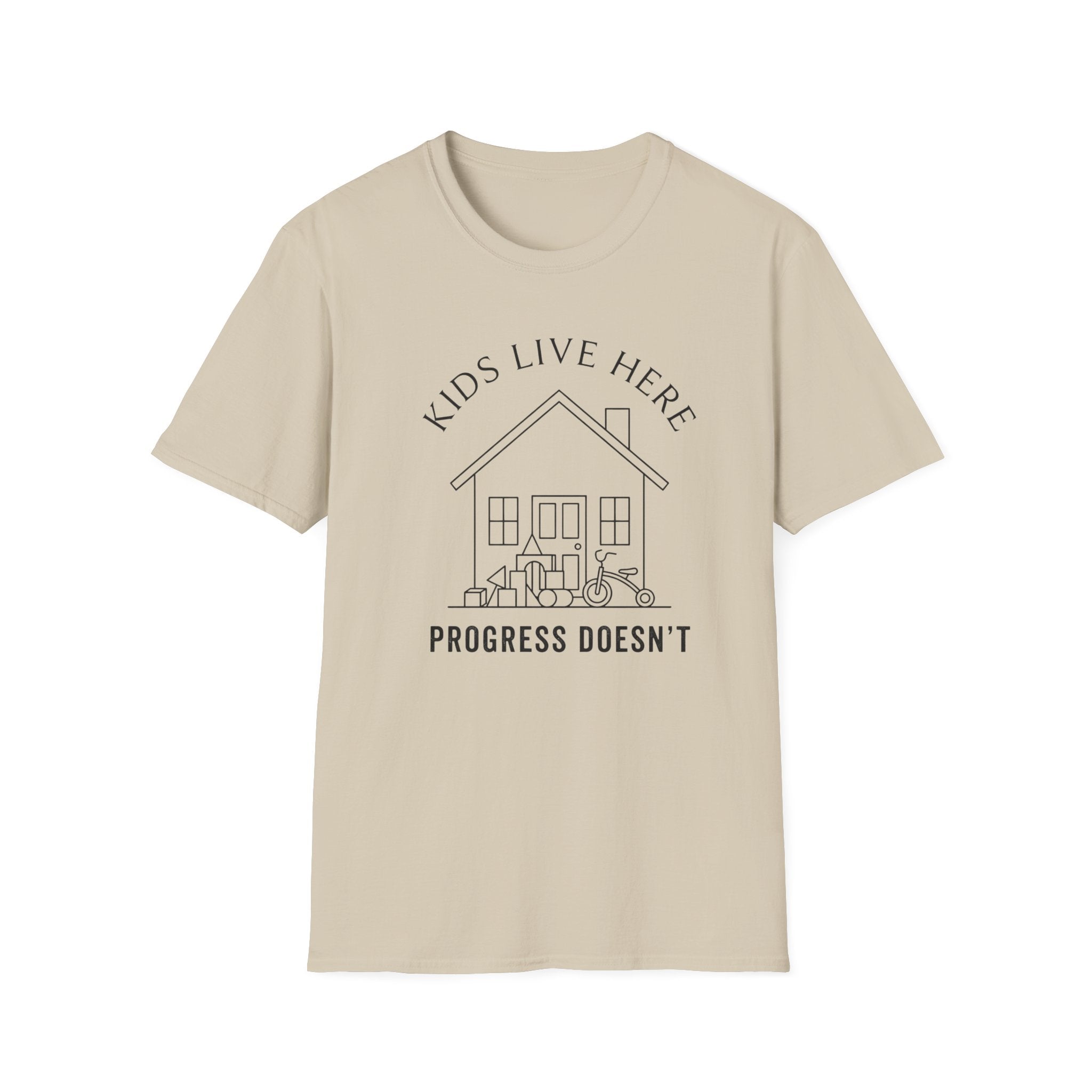 Kids Live Here - Progress Doesn't T-Shirt