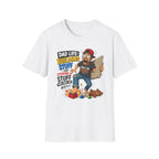 Dad Life Building Stuff and Stepping on Stuff. T-Shirt