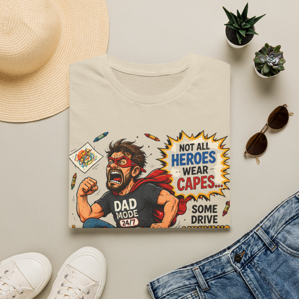 Not All Heroes Wear Capes... Some Drive Minivans and Find Lost Shoes. T-Shirt