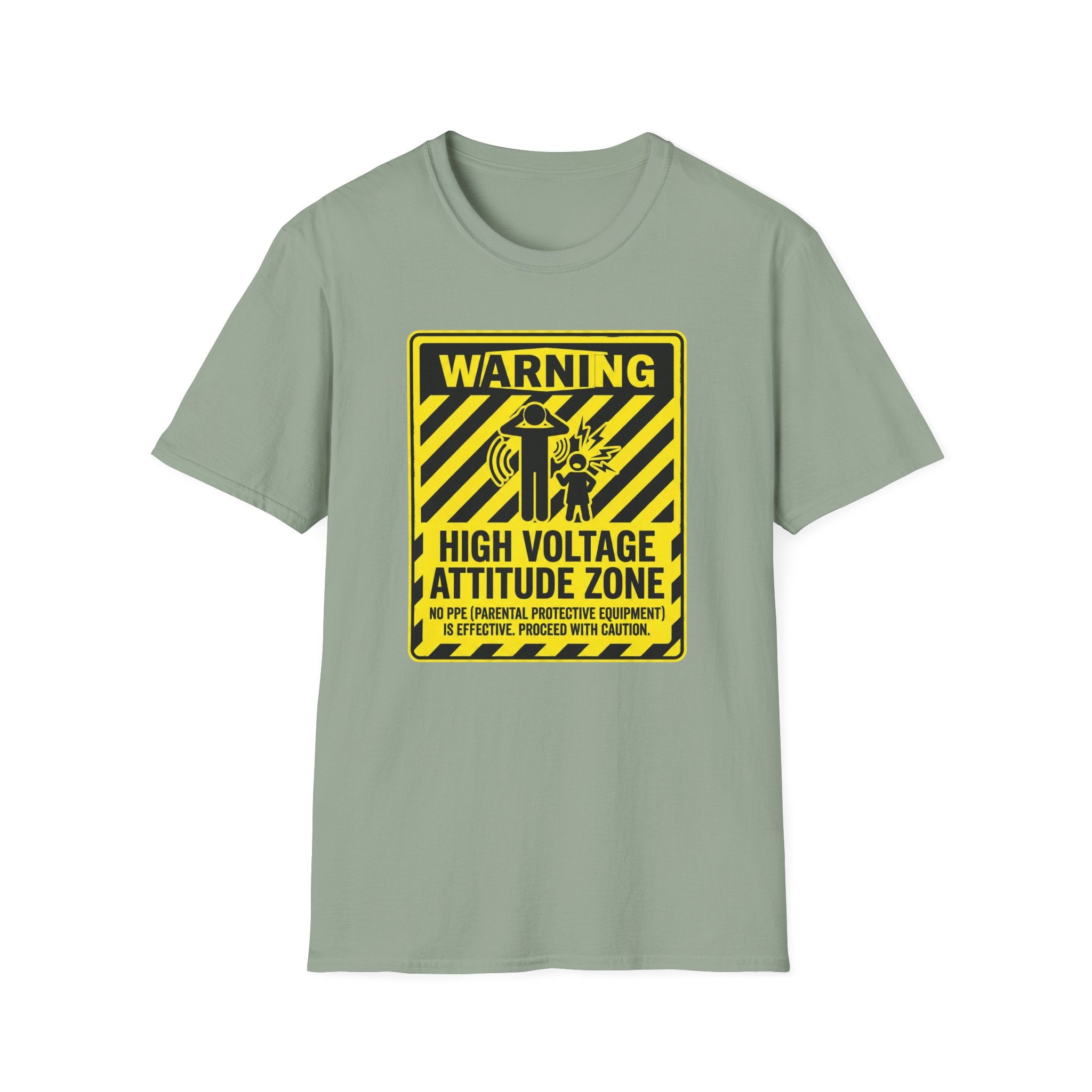 Warning - High Voltage Attitude Zone T-Shirt