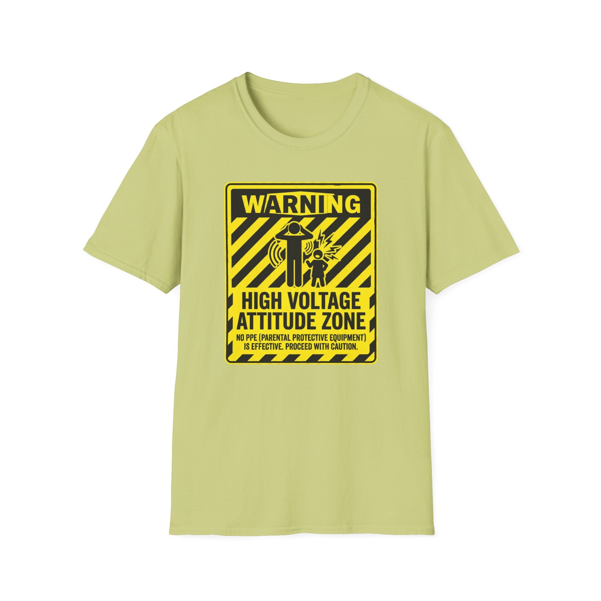 Warning - High Voltage Attitude Zone T-Shirt