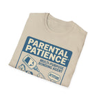 Parental Patience. Does Not Bond with Sas Or Eye-Rolls T-Shirt