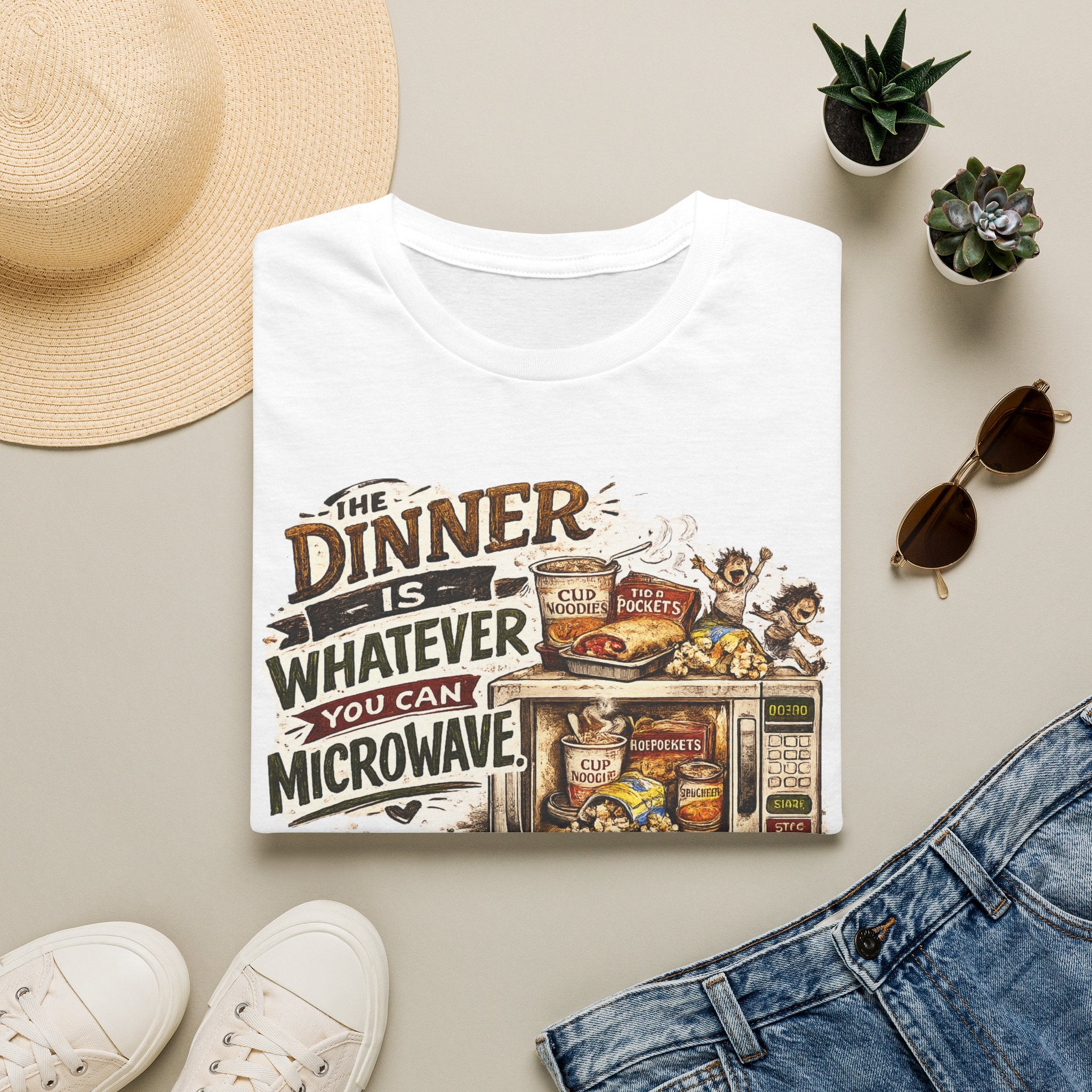 The Dinner Is Whatever You Can Microwave. T-Shirt