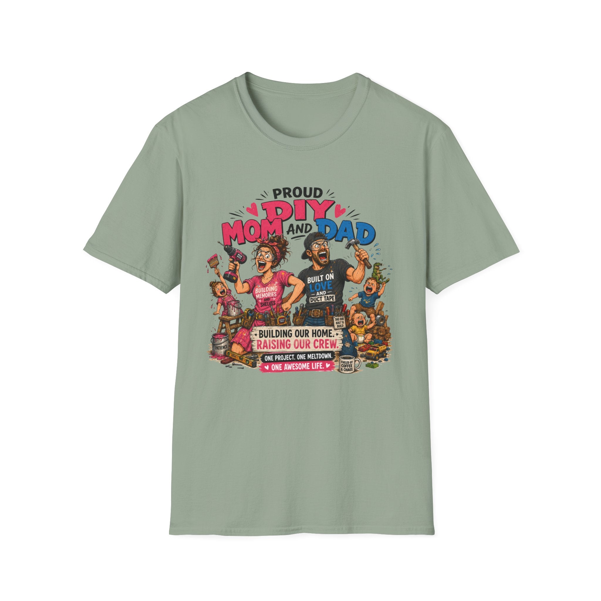 Proud DIY MOM And DAD. T-Shirt