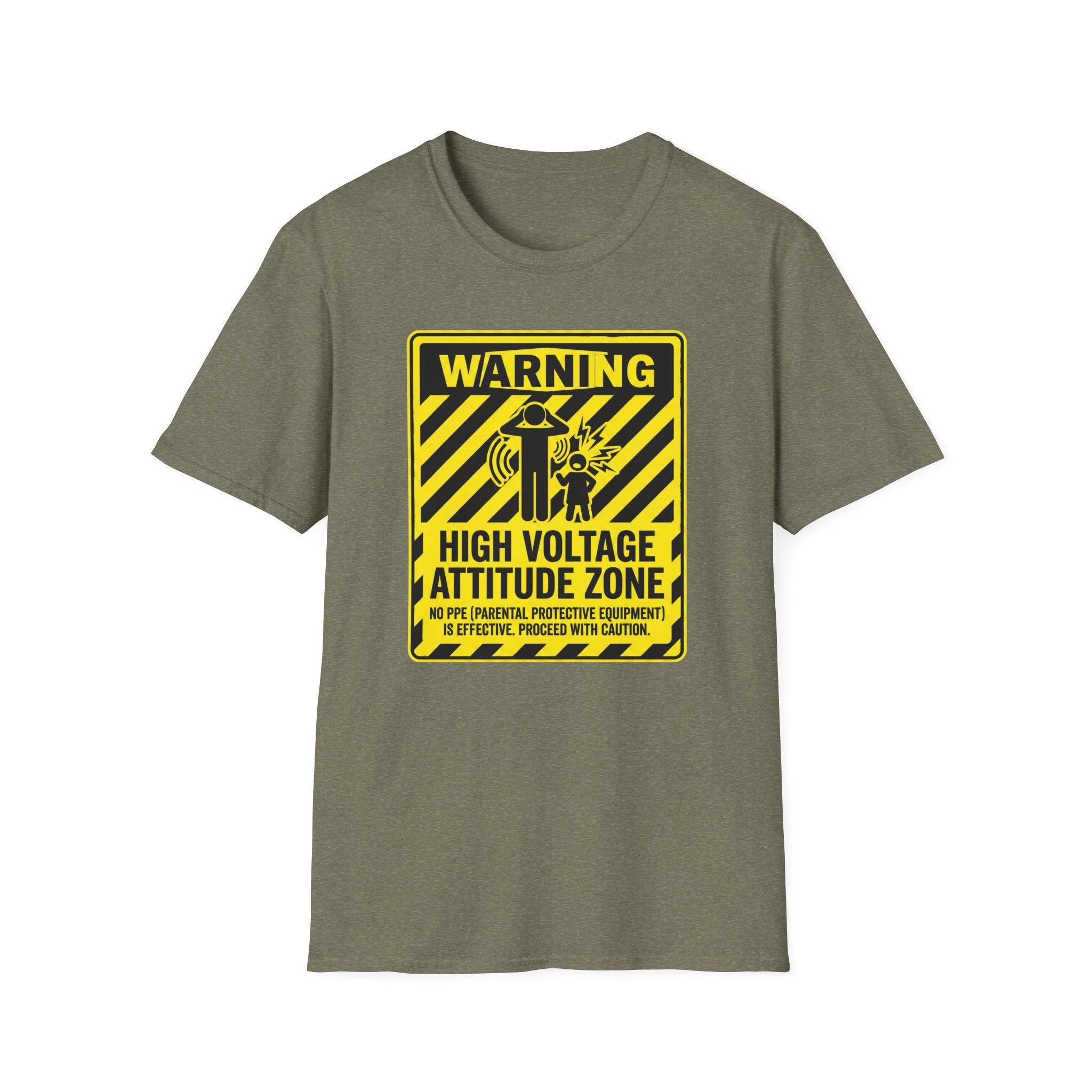 Warning - High Voltage Attitude Zone T-Shirt