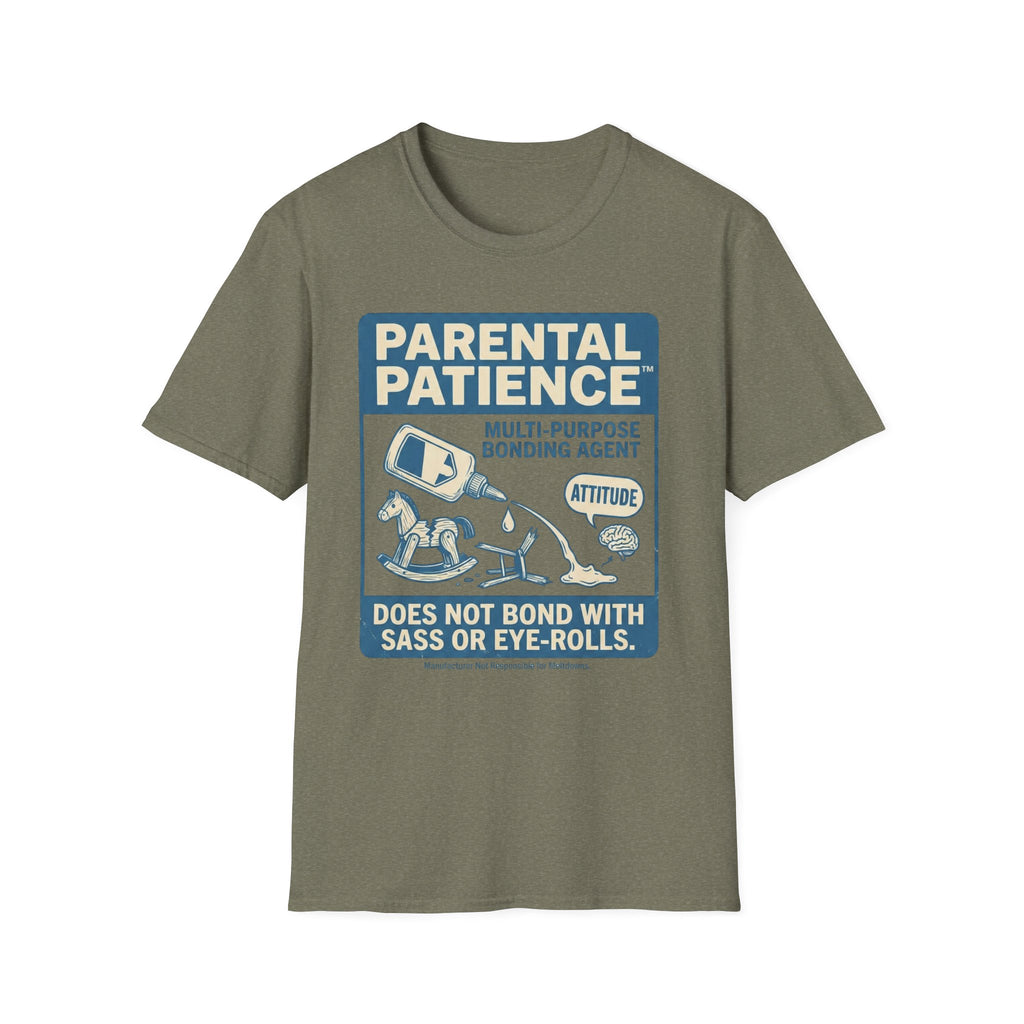 Parental Patience. Does Not Bond with Sas Or Eye-Rolls T-Shirt