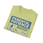 Parental Patience. Does Not Bond with Sas Or Eye-Rolls T-Shirt