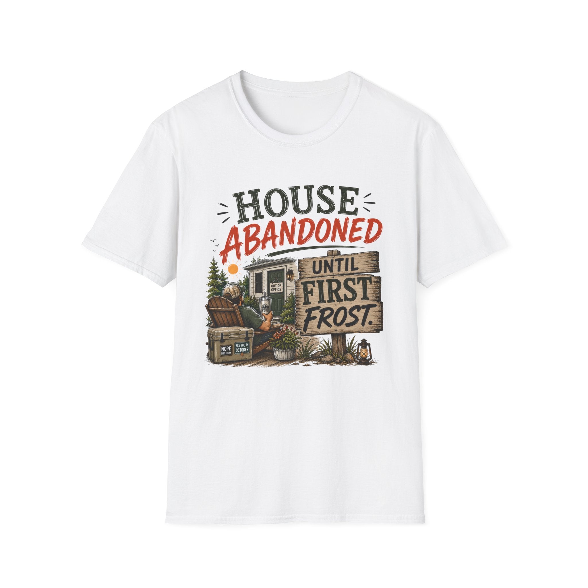 House Abandoned Until First Frost. T-Shirt