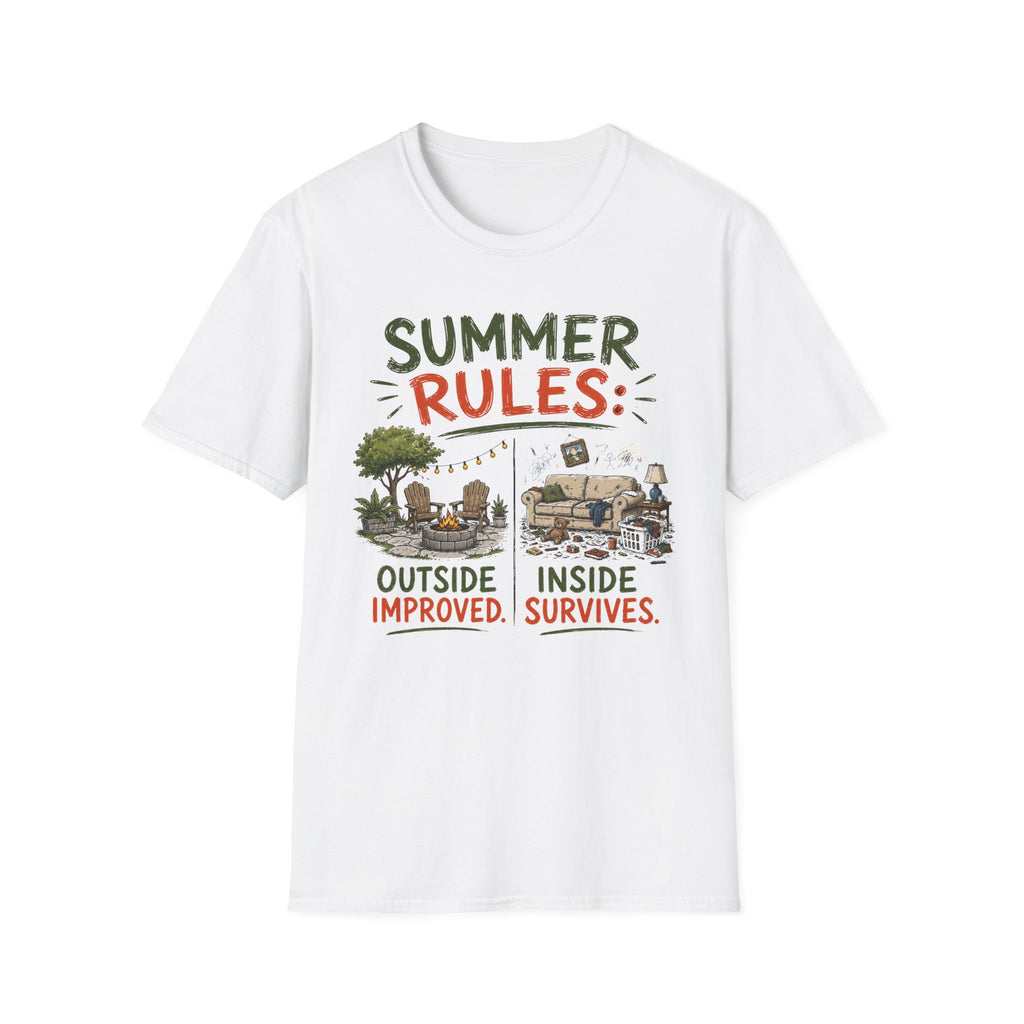 Summer Rules: Outside Improved. Inside Survives. T-Shirt