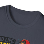 Dad Life Building Stuff and Stepping on Stuff. T-Shirt