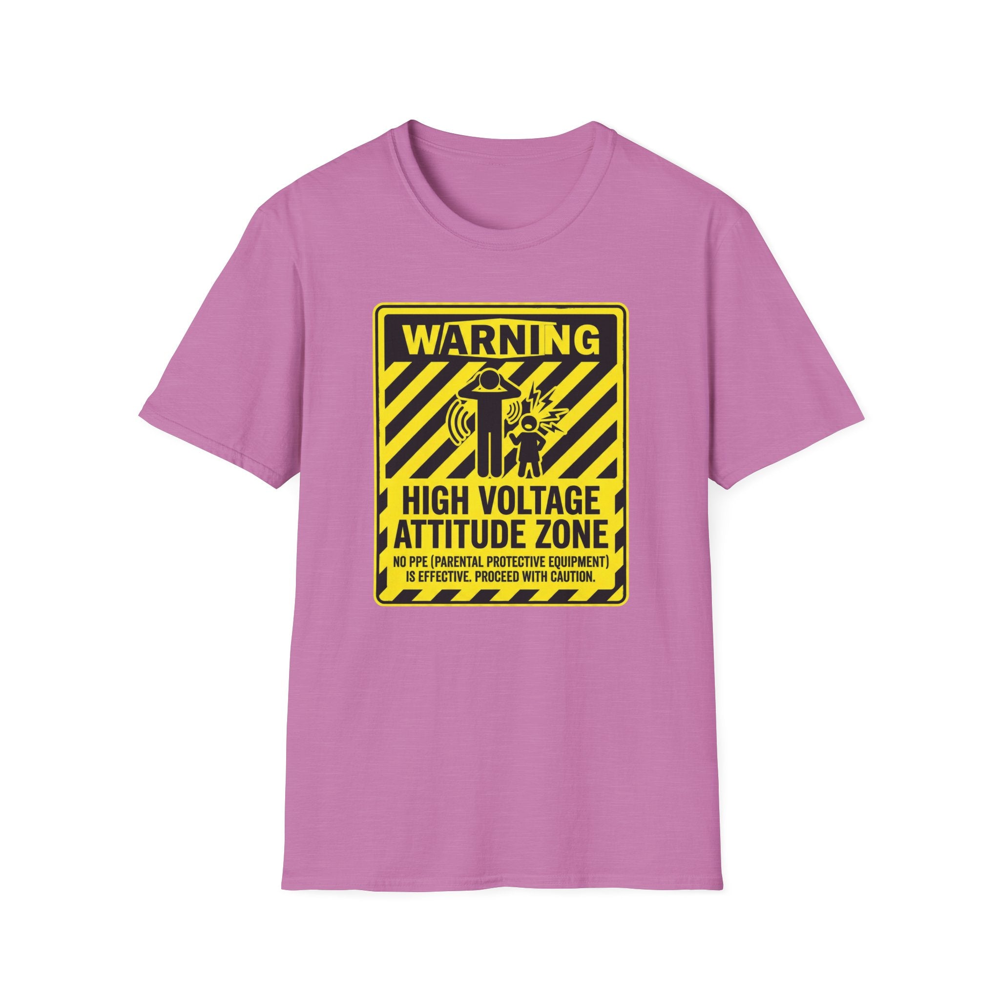 Warning - High Voltage Attitude Zone T-Shirt