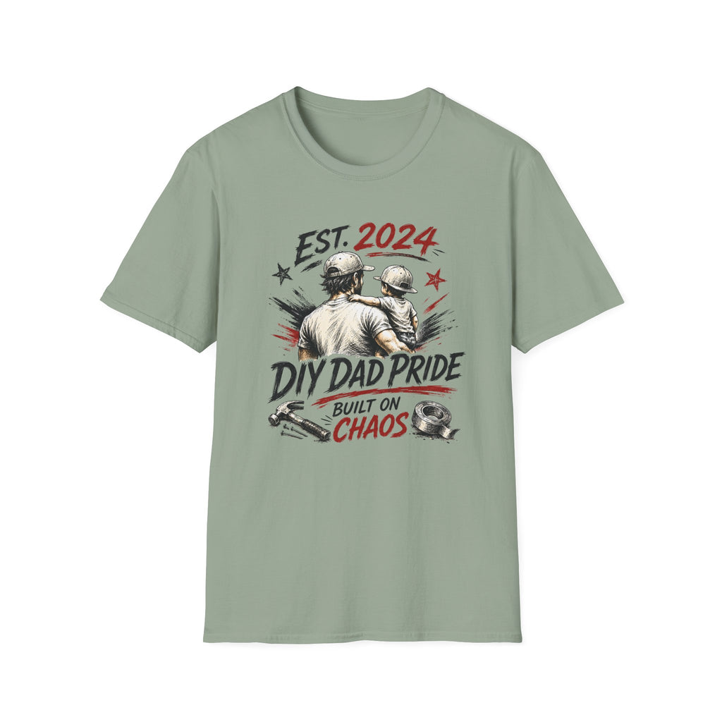 DIY DAD Pride Built on Chaos. T-Shirt