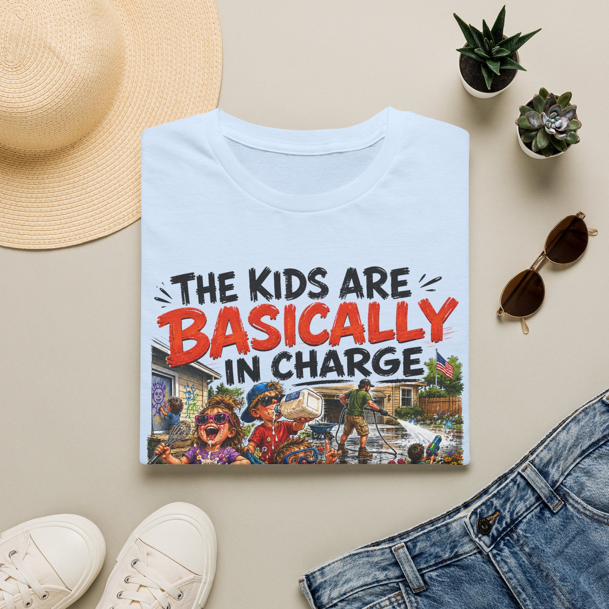The Kids Are Basically in Charge. But Check Out These Flower Beds. T-Shirt